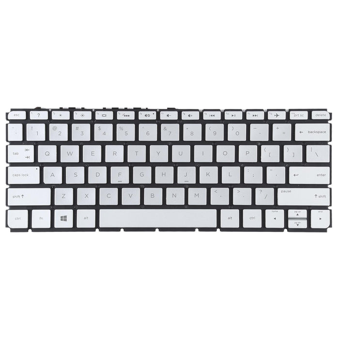 For Hp Envy 13-D 13-D000 13-D100 Us Version Keyboard With Backlight Silver