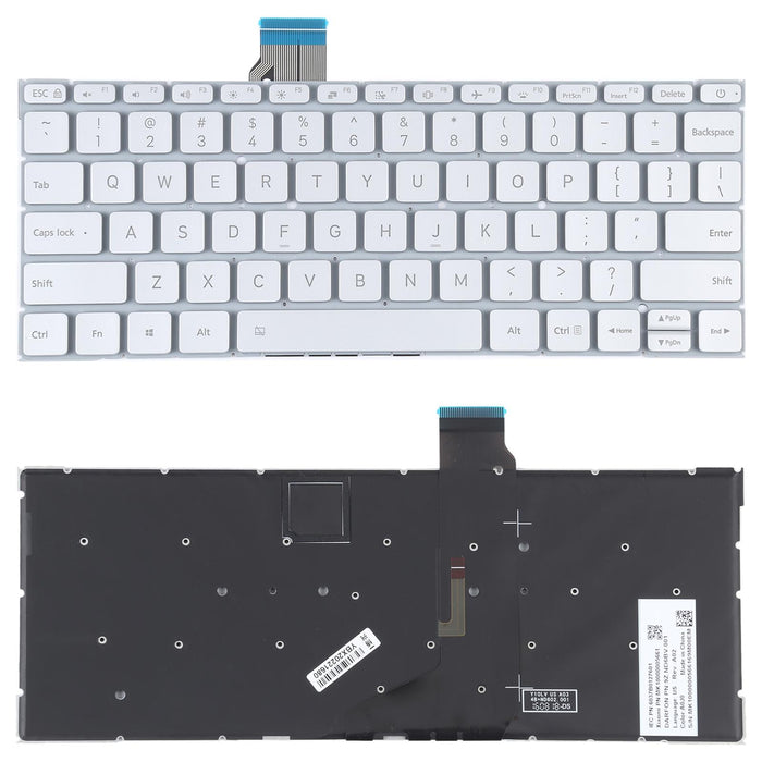 For Xiaomi Mi Notebook Air 12.5 Us Version Keyboard With Backlight Silver