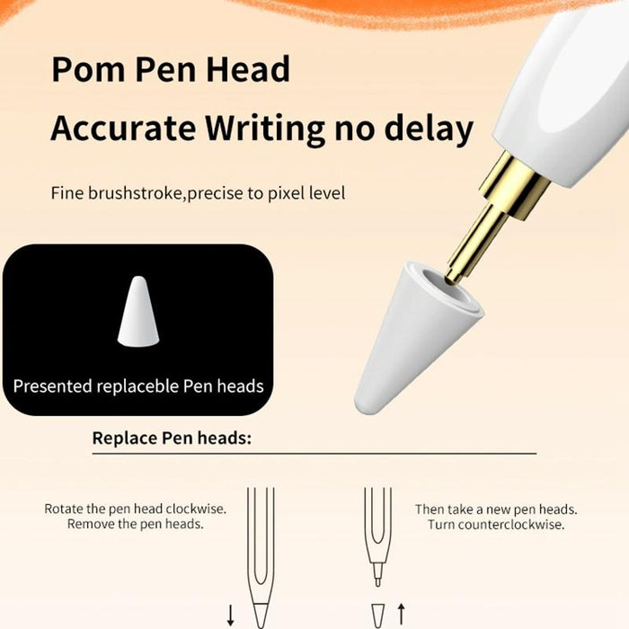 For Ipad White St13 8 Pin Interface Multi-Function Bluetooth Wireless Stylus Pen Capacitive Pencil