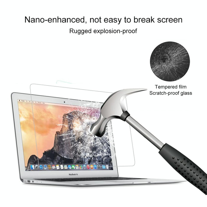 For Macbook Air 11.6 Inch A1370 / A1465 9H Surface Hardness Hd Explosion-Proof Tempered Glass Film