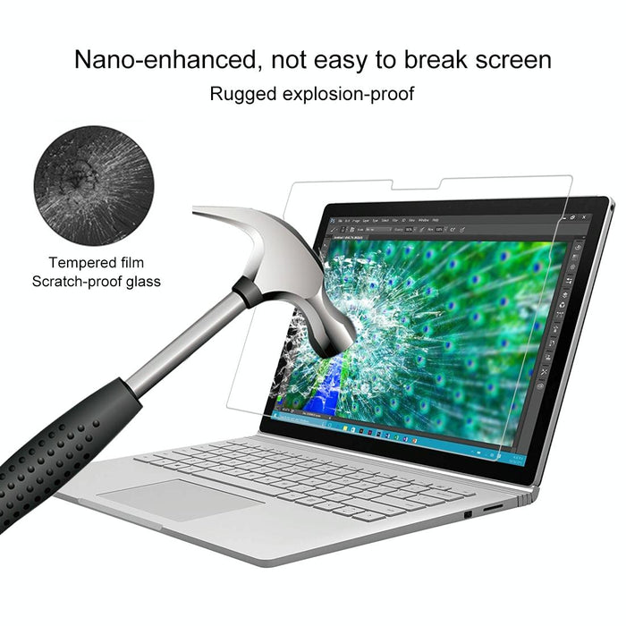 For Microsoft Surface Book 13.5 Inch 0.4Mm 9H Surface Hardness Full Screen Tempered Glass Film