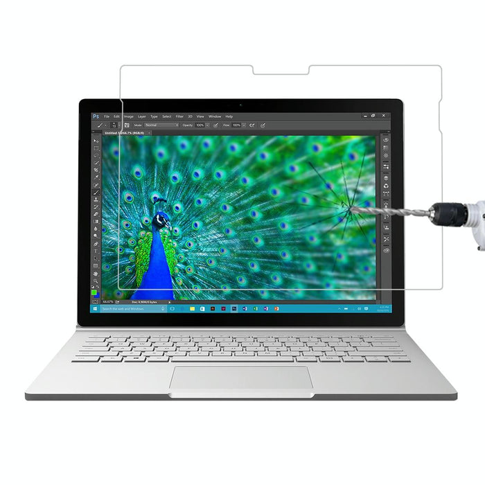 For Microsoft Surface Book 13.5 Inch 0.4Mm 9H Surface Hardness Full Screen Tempered Glass Film