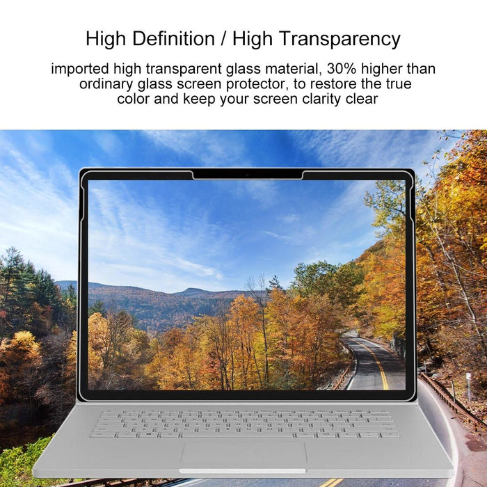 For Microsoft Surface Book 2 13.5 Inch 0.4Mm 9H Surface Hardness Full Screen Tempered Glass Film