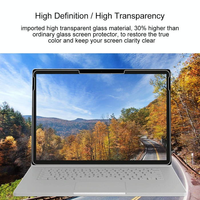 For Microsoft Surface Book 2 15 Inch 0.4Mm 9H Surface Hardness Full Screen Tempered Glass Film