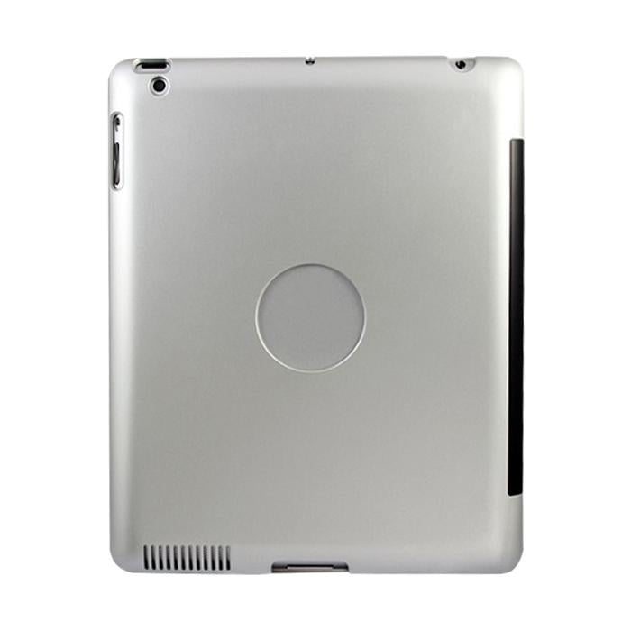 P2095 For Ipad 4 / 3 / 2 Laptop Version Aluminum Alloy Bluetooth Keyboard Tablet Case Silver