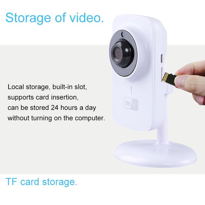 1.0Mp Two-Way Audio Smart Wireless Wifi Ip Camera Support Motion Detection & Infrared Night Vision