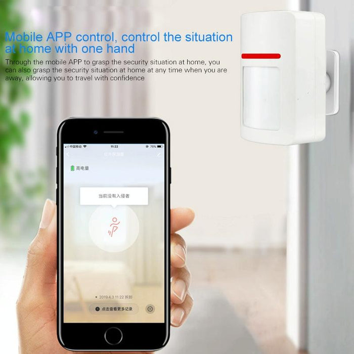 Dy-Hw400A Wifi Infrared Body Induction Detector Supports Smart Linkage Home & App Control