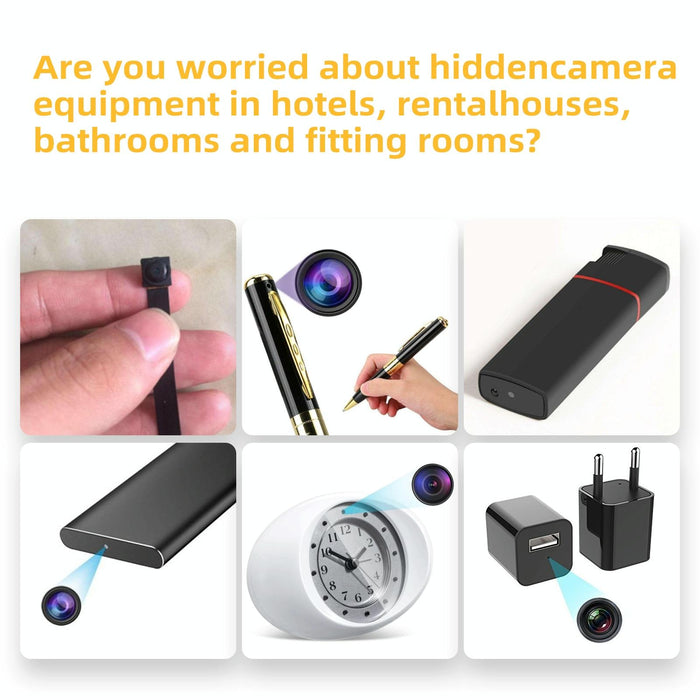 Camera Detector With Led Flashlight