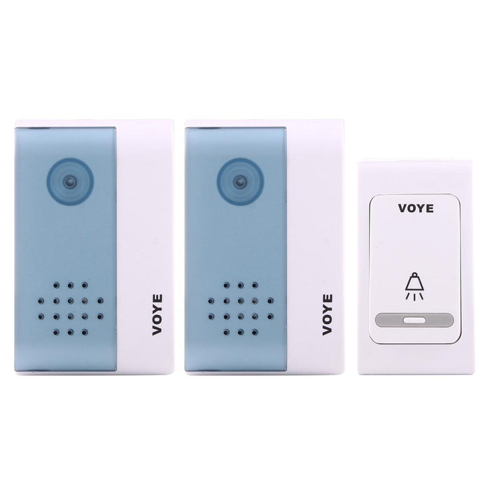 Wireless Smart Music Home Doorbell With Dual Receiver - Remote Control Distance 120M Open Air