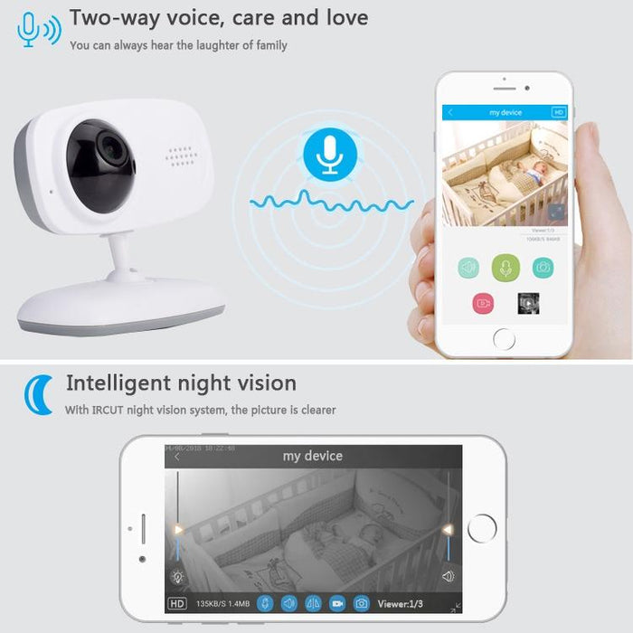 720P Wireless Surveillance Camera Baby Monitor