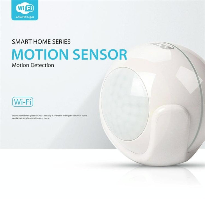 Pd01W Wireless Wifi Pir Detector Motion Sensor Supports Android / Ios Systems & Ultra-Bright Red Led