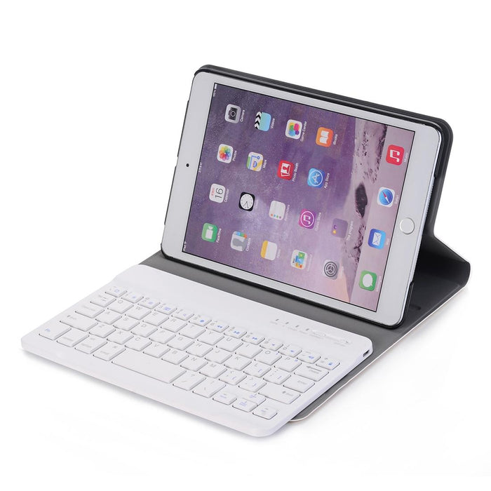 A03 For Ipad Mini 3 / 2 / 1 Universal Ultra-Thin Abs Horizontal Flip Tablet Case & Bluetooth Keyboard