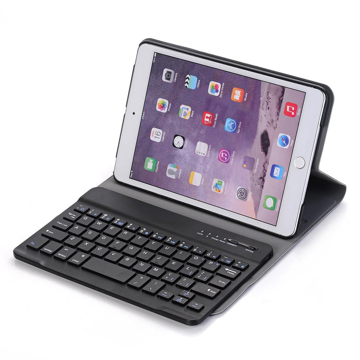 A03 For Ipad Mini 3 / 2 / 1 Universal Ultra-Thin Abs Horizontal Flip Tablet Case & Bluetooth Keyboard