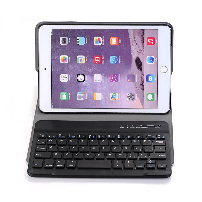 A03 For Ipad Mini 3 / 2 / 1 Universal Ultra-Thin Abs Horizontal Flip Tablet Case & Bluetooth Keyboard