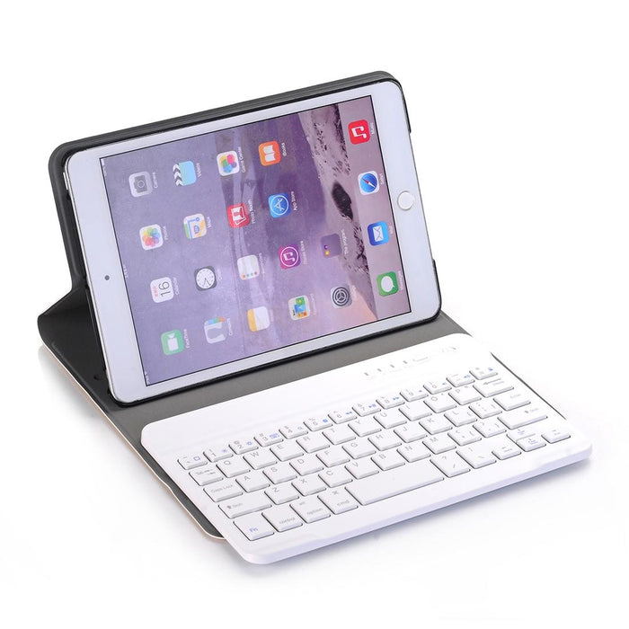 A03 For Ipad Mini 3 / 2 / 1 Universal Ultra-Thin Abs Horizontal Flip Tablet Case & Bluetooth Keyboard