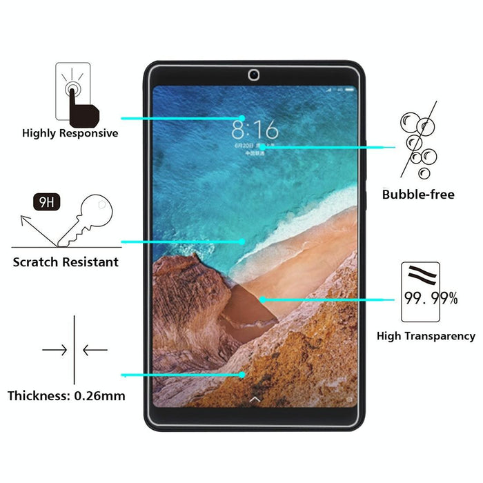 For Xiaomi Mi Pad 4 75 Pcs 0.26Mm 9H Surface Hardness Explosion-Proof Tempered Glass Film