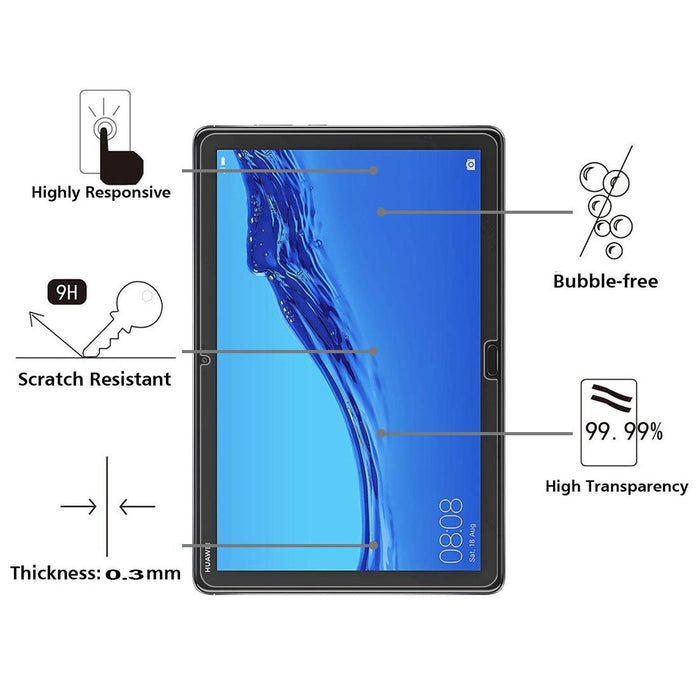 For Huawei Mediapad M5 Lite 10.1 0.26Mm 9H Surface Hardness Explosion-Proof Tempered Glass Film