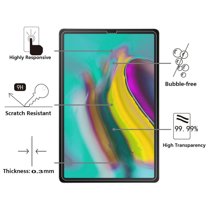 75 Pcs 9H Surface Hardness Anti-Fingerprint Explosion-Proof Tempered Glass Film For Samsung Galaxy Tab A 10.1 2019