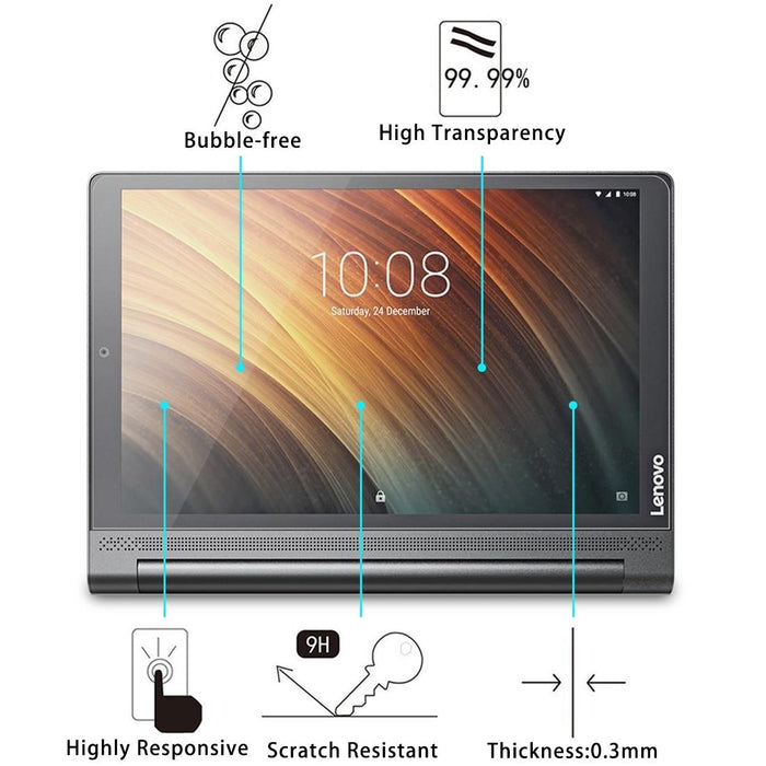 For Lenovo Yoga Tab3 Plus 10.1 Inch 9H Surface Hardness Tempered Glass Screen Protector