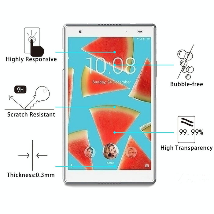 75 Pcs For Lenovo Tab4 8 Plus / Tb-8704 / Tb-8704F 0.3Mm 9H Surface Hardness Tempered Glass Screen Protector