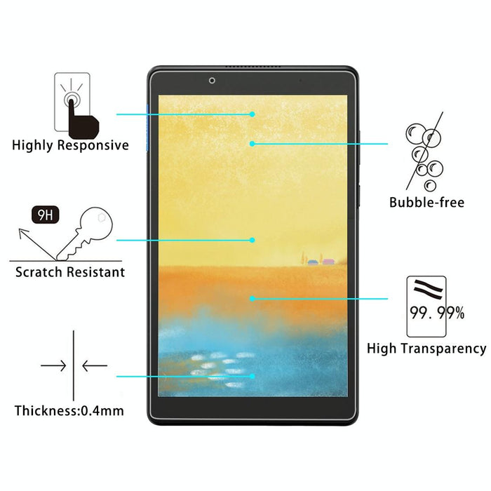 For Lenovo Tab E8 0.4Mm 9H Surface Hardness Full Screen Tempered Glass Film