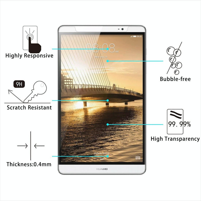 9 Inch Universal 0.4Mm 9H Surface Hardness Tempered Glass Screen Protector