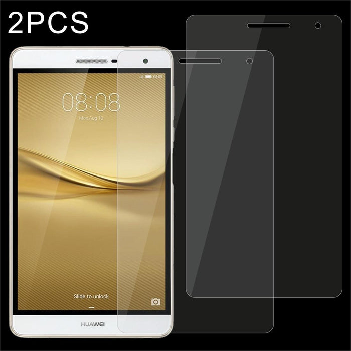 2 Pcs For Huawei Mediapad T2 7.0 Pro 0.4Mm 9H Surface Hardness Full Screen Tempered Glass Screen Protector