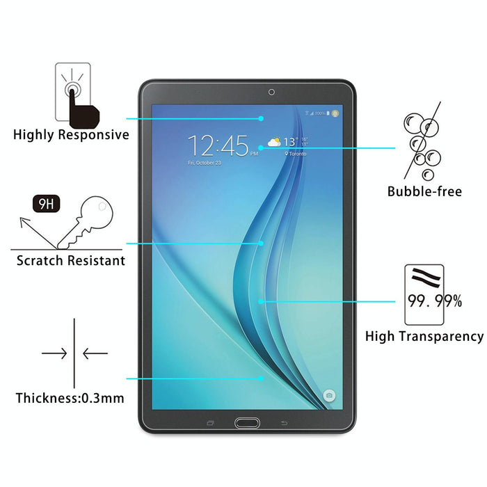 For Samsung Galaxy Tab E 9.6 2 Pcs 9H Hd Explosion-Proof Tempered Glass Film