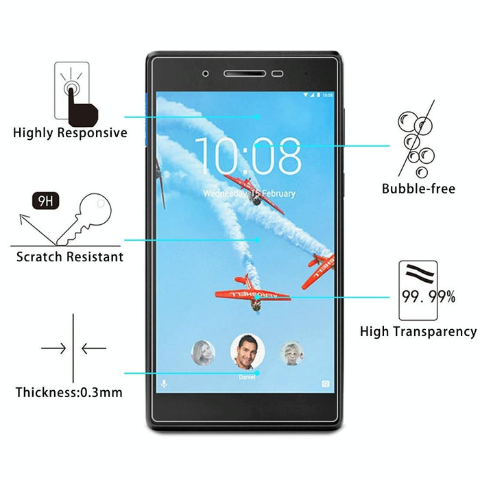 For Lenovo Tab 7 / Tab 4 Tb-7504 100 Pcs 0.3Mm 9H Full Screen Tempered Glass Film