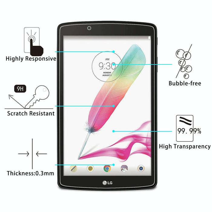 For Lg G Pad F 8.0 / V495 0.3Mm 9H Full Screen Tempered Glass Film