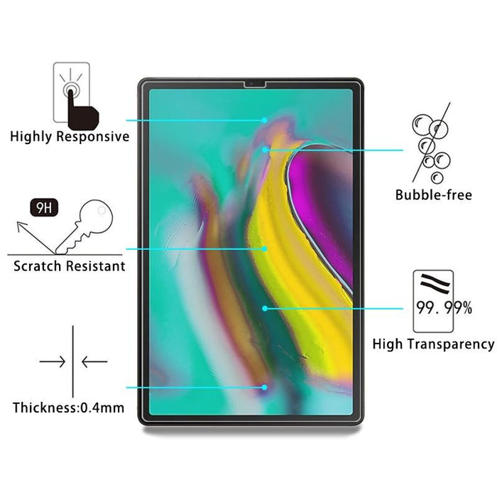 0.4Mm 9H Surface Hardness Tempered Glass Film For Samsung Galaxy Tab S5E / T720