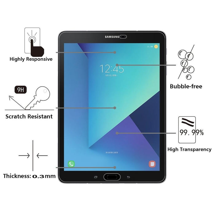 75 Pcs 0.3Mm 9H Full Screen Tempered Glass Film For Samsung Galaxy Tab S3 9.7 / T820