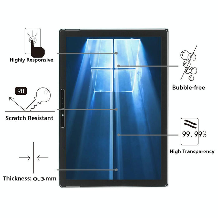 For Microsoft Surface Pro 4 12.3 Inch 0.3Mm 9H Full Screen Tempered Glass Film