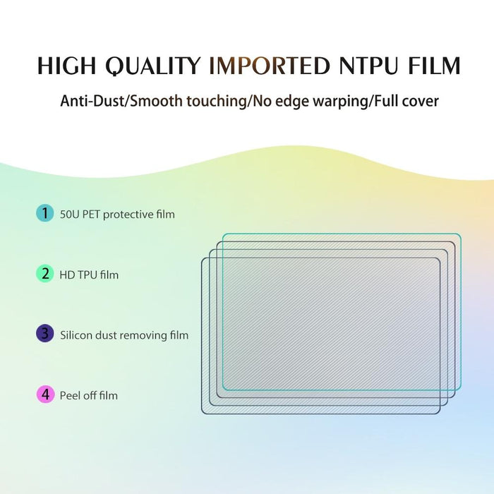 50 Pcs 30 x 20cm Tablet Hd Tpu Soft Hydrogel Film