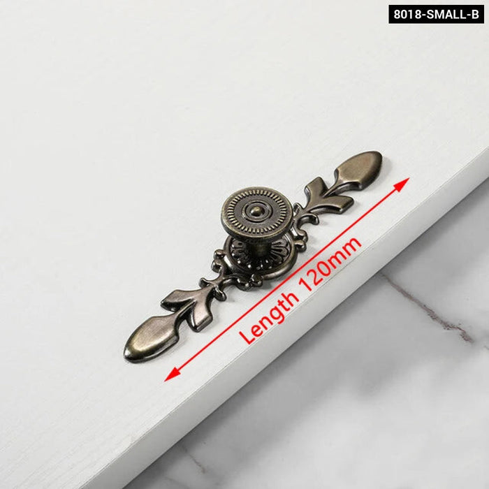 Zinc Alloy Bronze Cabinet Wardrobe Drawer Door Handles/knobs