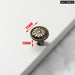 Zinc Alloy Bronze Cabinet Wardrobe Drawer Door Handles/knobs