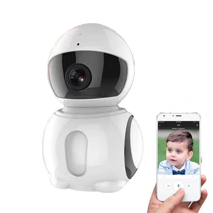 2.0Mp 1080P 1 / 2.7 Inch Hd Wifi Ip Camera Support Motion Detection / Night Vision White