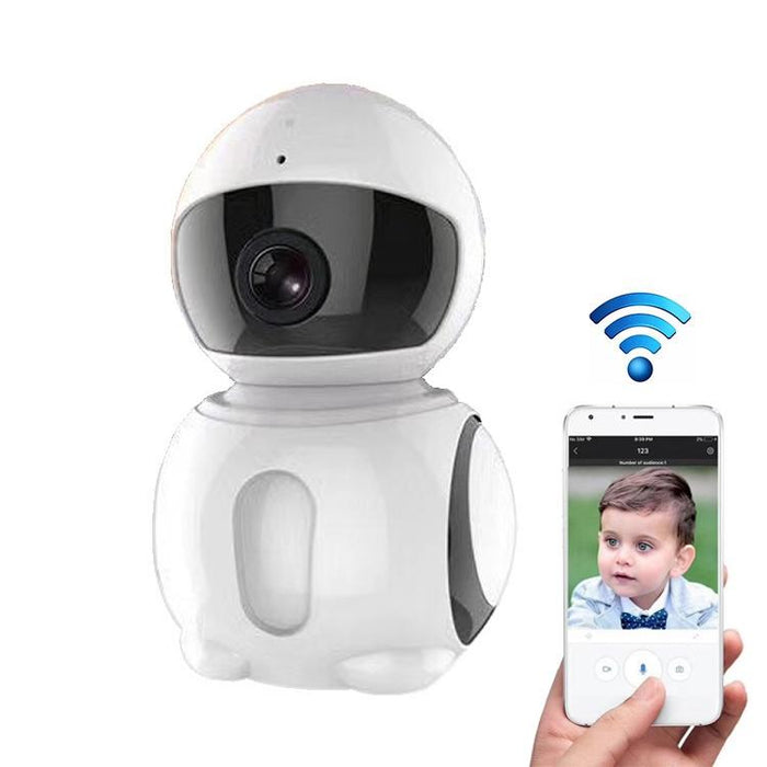 2.0Mp 1080P 1 / 2.7 Inch Hd Wifi Ip Camera Support Motion Detection / Night Vision White