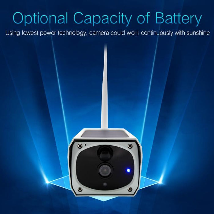 Ys-Y4 1080P Hd Solar Wifi Battery Camera Support Motion Detection & Infrared Night Vision & Sd Card Max 32Gb