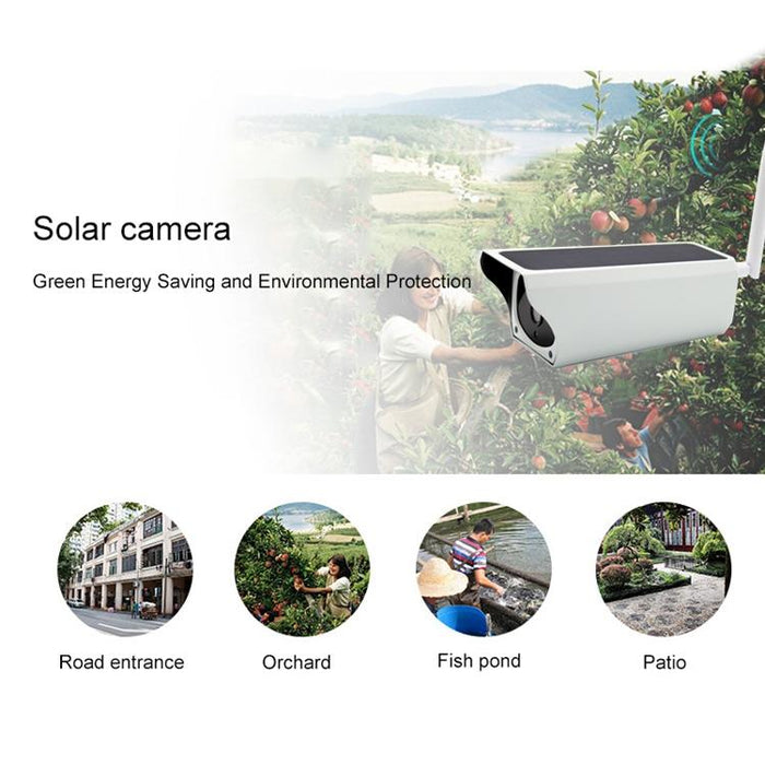 Ys-Y4 1080P Hd Solar Wifi Battery Camera Support Motion Detection & Infrared Night Vision & Sd Card Max 32Gb