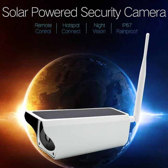 Ys-Y4 1080P Hd Solar Wifi Battery Camera Support Motion Detection & Infrared Night Vision & Sd Card Max 32Gb