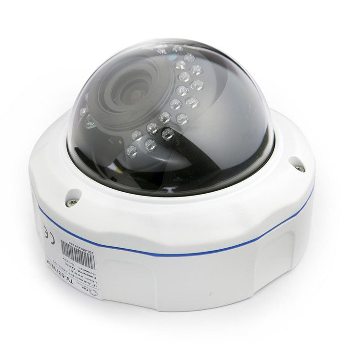 Tv-537H5 / Ip Af Poe H.264++ 5Mp Ip Dome Camera Auto Focus 4X Zoom 2.8-12Mm Lens Surveillance Cameras White