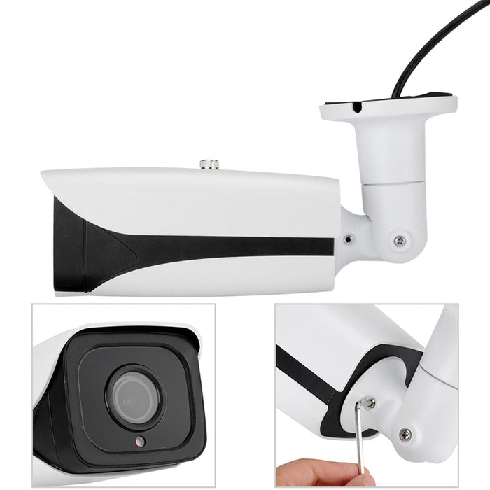 Tv-651Eh5 / Ip Af Poe H.264++ 5Mp Ip Camera Auto Focus 4X Zoom 2.8-12Mm Lens Surveillance Cameras White