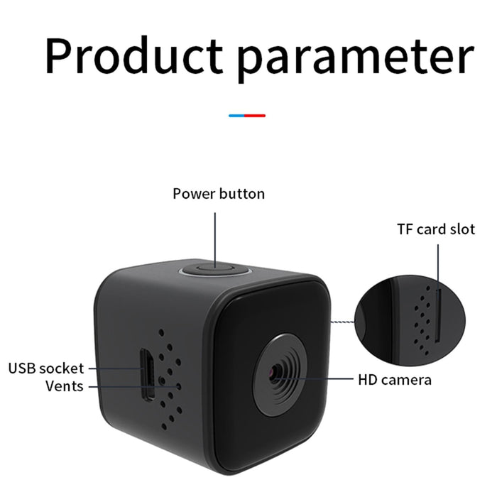 1080P Mini Waterproof Hd Smart Camera Support Night Vision