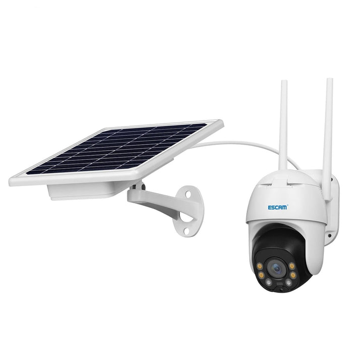 1080P Ip66 Waterproof Wifi Ip Camera With Solar Panel & Battery Support Night Vision & Motion Detection & Two Way Audio & Tf Card & Ptz Control