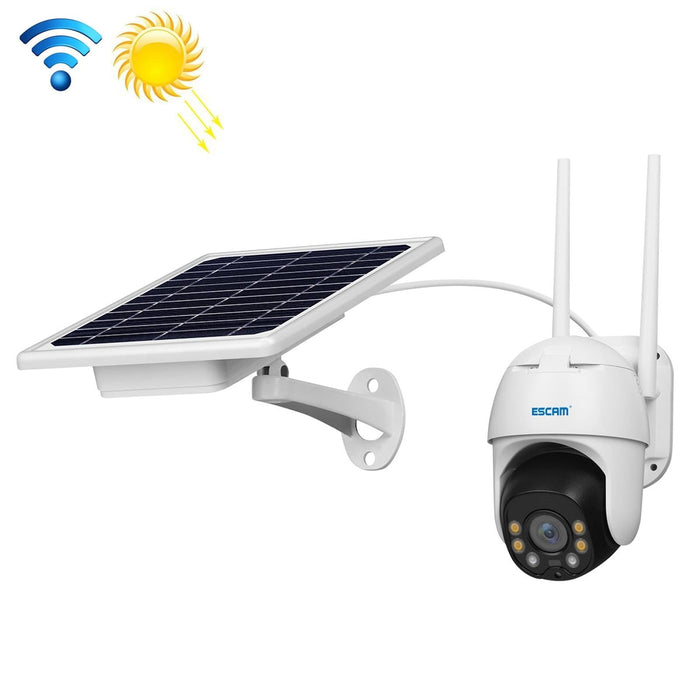 1080P Ip66 Waterproof Wifi Ip Camera With Solar Panel Support Night Vision & Motion Detection & Two Way Audio & Tf Card & Ptz Control