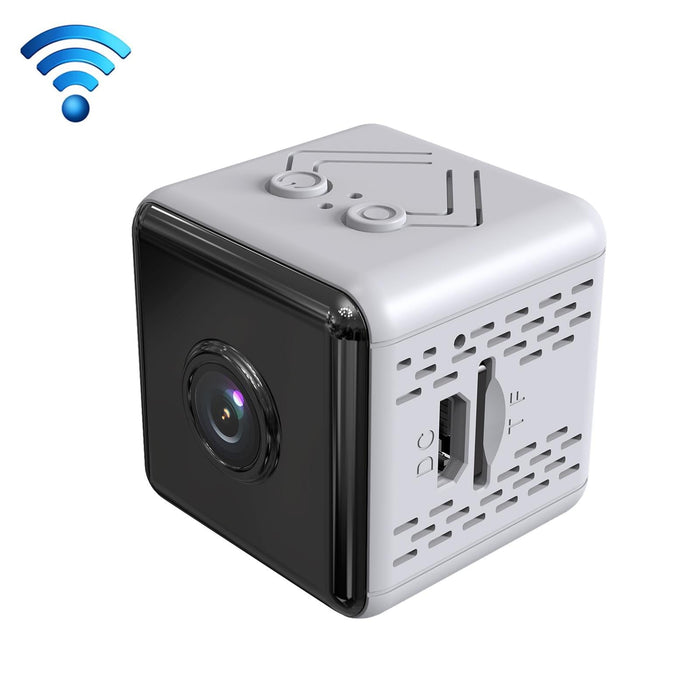 720P Wireless Home Mini Surveillance Camera Support Infrared Night Vision & Motion Detection & Tf Card White