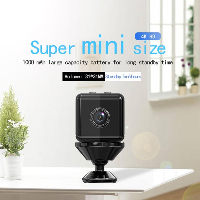 720P Wireless Home Mini Surveillance Camera Support Infrared Night Vision & Motion Detection & Tf Card White