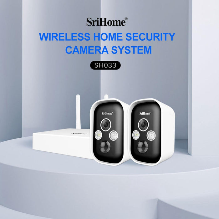 3.0 Million Pixels Fhd Low Power Consumption Wireless Home Security Camera System