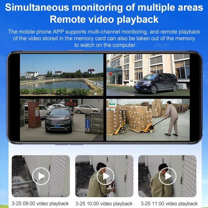 Outdoor Hd Surveillance Ip Camera Support Voice Intercom & Night Vision & Human Figure Detection & Tf Card Wifi Hd Fixed Version